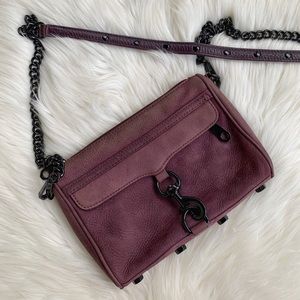 Rebecca Minkoff Mini MAC Maroon/Purple Crossbody
